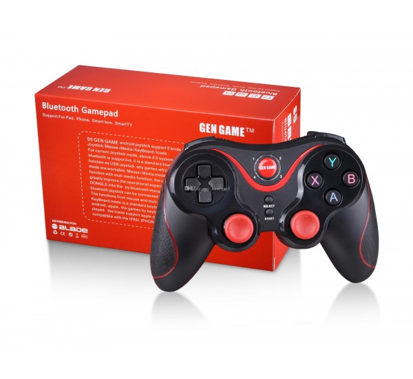GEN GAME S5 Bluetooth Wireless Game Controller Gamepad Joystick Gamepads for IOS iPhone iPad Android Smart Phone Smart TV GEN GAME S5 Bluetooth Wireless Game Controller Gamepad Joystick Gamepads for IOS iPhone iPad Android Smart Phone Smart TV
