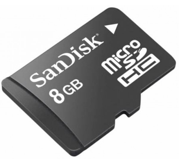 8GB SanDisk microSDHC Memory Card 8GB SanDisk microSDHC Memory Card