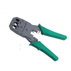 HT-315 Crimping Tool with Cable Stripping Punch Down Tool RJ45 RJ11 RJ12 4P 6P 8P 3-in-1 Modular Crimping Tool Cable Cutter + Rotary Wire Stripper