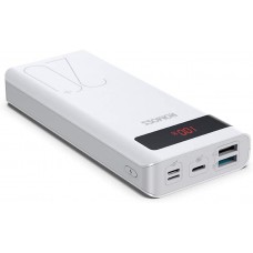 ROMOSS Sense 6PS+ 20000mAh Fast Charge Type C Power Bank, PD Portable Charger with 3 Inputs & 3 Outputs, 3.0A High-Speed Output + LED Display