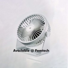 DP 7673 Rechargeable Table Hand Fan With Led Lamp
