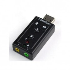 External USB Audio Sound card Adapter Virtual 7.1 Channel USB 2.0 Soundcard