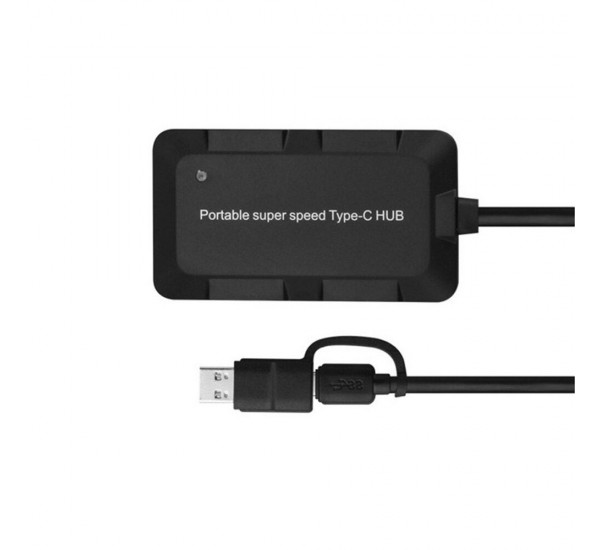 4 Ports Portable Super Speed Type-C HUB 4 Ports Portable Super Speed Type-C HUB