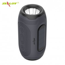 ZEALOT A4 Wireless Bluetooth 5.0 Solar Wireless Speaker - Waterproof Audio Subwoofer with Mic