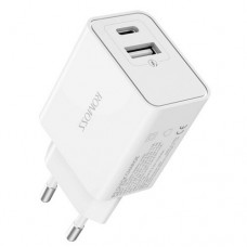 ROMOSS AC30T 30W Dual Port Super Fast Charge USB Type-C Charger QC 3.0 Portable Adapter