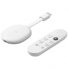 Google Chromecast 4k Dongle with Google TV Smart TV HDMI Dongle - White Color