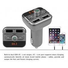 Earldom M11 Car Bluetooth MP3 Player Hand-free Call Dual USB Charger With Wireless FM Transmitter, Smart Charging