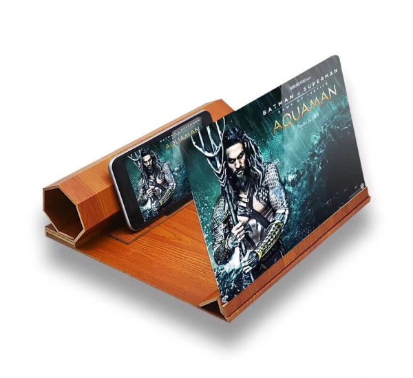 Mobile Phone Screen Magnifier HD 3D Portable Video Amplifier With Wooden Foldable Enlarged Expander Stand Phone Holder Mobile Phone Screen Magnifier HD 3D Portable Video Amplifier With Wooden Foldable Enlarged Expander Stand Phone Holder