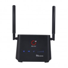 Olax AX5 Pro 300Mbps 4G LTE CPE WIFI Router Modem With Sim Card Slot USB Port With 2000mah Rechargeable Battery