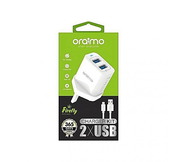 Oraimo CHARGER KIT 2 X USB Oraimo CHARGER KIT 2 X USB