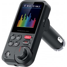 Powerology Bluetooth FM Transmitter Pro - Fast Charging Car - MP3 - Charger