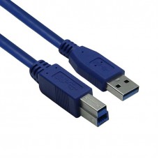 USB 3.0 1.5m Laptop / Desktop Printer Cable A Male To B Male DataCord High Speed