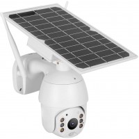Intelligent Solar Energy Surveillance CCTV System, IP66 Waterproof 4G Alert PTZ Camera with Night Vision, HD 1080P PIR Security Camera