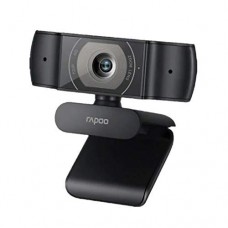 Rapoo C200 720p HD USB Black, 360° Horizontal, 100° Super Wide-Angle Webcam with Microphone