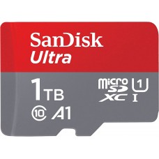 SanDisk 1TB Ultra microSDXC UHS-I Memory Card - Up to 150MB/s, C10, U1, Full HD, A1, Micro SD Card