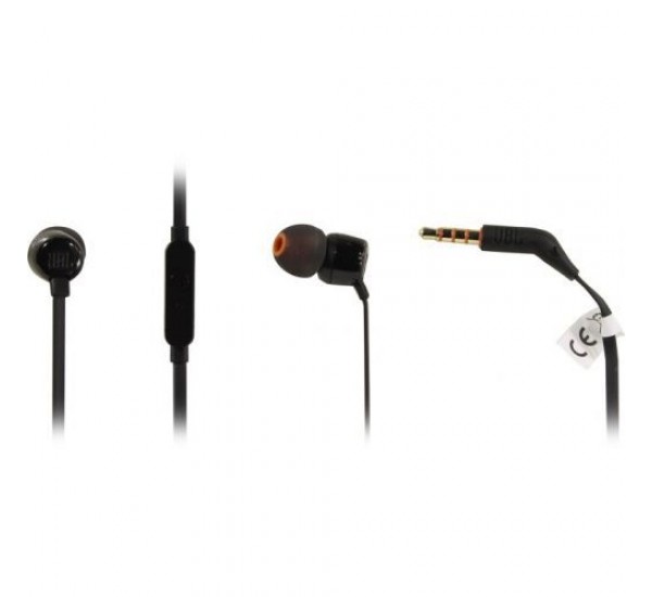 JBL Tune 110 In-Ear Headphones-Black JBL Tune 110 In-Ear Headphones-Black